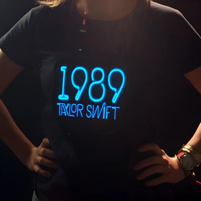 Custom Taylor Swift 1989 concert LED t-shirt