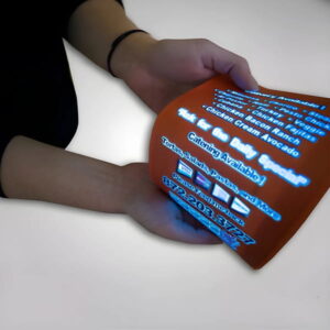 Custom EL Panel Menu Design Flexible Material