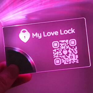 MyLoveLock-Custom-LED-Business-Card-Pink