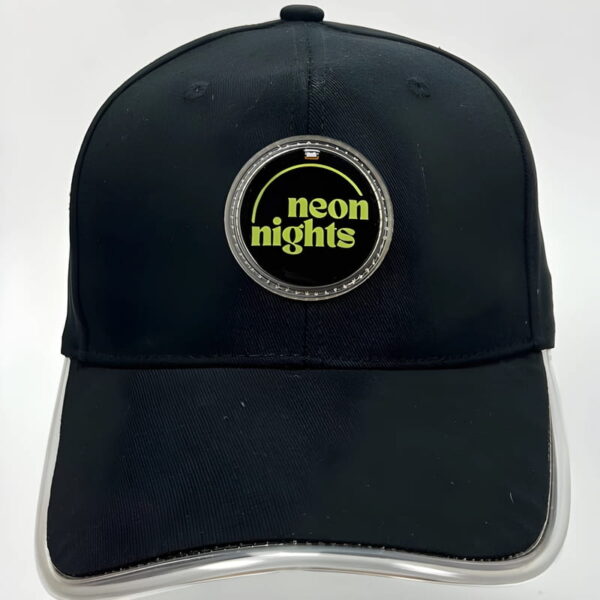 LED hat with custom logo not lighting up