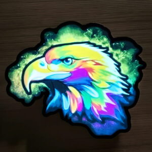 Wireless-EL-Panel-Eagle-Neon-Design