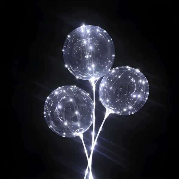 bright white led light up balloons