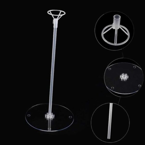 table stand for led balloons as a centerpiece