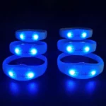 Flashing silicone bracelets changing colors