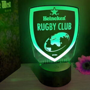 Heineken Rugby Club branded led sign