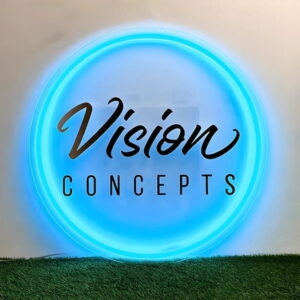 VisionConcepts-Blue-LED-Neon-Outline-Sign