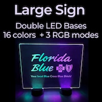 Large Acrylic Sign